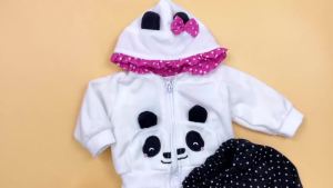 Reborn Dolls Baby Clothes Panda Outfits for 18- 20 inch Reborn Doll Panda Clothes Girl Baby Clothing Baby Sets