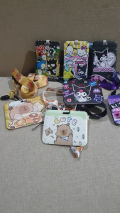 LANYARD SANRIO ID CARD HOLDER TEMPAT KARTU NAME TAG KARTU IDENTITAS SANRIO CAPIBARA KUROMI LUCU