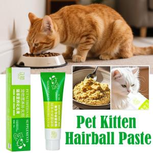Cat Nutritional Hairball Paste With Barley Grass And Taurine Healthy Digestion Support Shiny Coat Formula No Sugar Safe