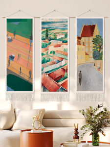 Retro French Tapestry Artistic Fabric Wall Hanging Bedroom Living Room Decorative Background High-End Feelings Rectangular