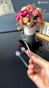 Muỗng cà phê inox sáng bóng thìa inox không rỉ cao cấp My Home DN496