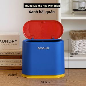 BOZHI | Thùng Rác Nhà Tắm Đậy Nắp Dung Lượng Lớn Mới