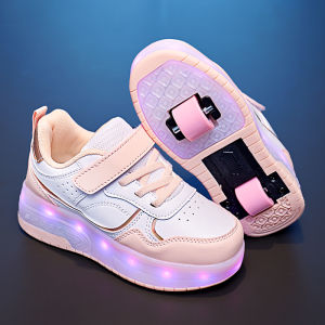 Shiwu | Glowing Skating Shoes Girls Autumn Spring