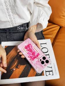 Pura70 Mate70/60 Four Corner Hole Mobile Phone Case with Lanyard Crossbody Anti-fall Wrist Protection Compatible with Huawei Nova13 Xiaomi 15