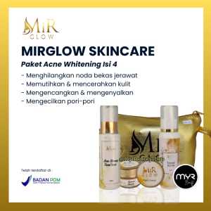 Mir Glow Skincare By Miu Beauty Paket Basic Whitening - Untuk Kulit Badak Susah Putih & Flek Ringan