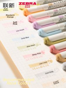 Faint Colored Double Tip Highlighter Pen for Notetaking