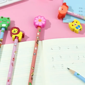 20Pcs Cartoon Pencils With Eraser Games Prizes For Kids Birthday Christmas Gift Ideas For Kids