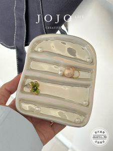 Luxurious Storage Tray for Living Room Entrance Hall Creative Design Jewelry Box Family Storage Tools Bedroom Organization