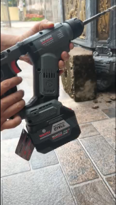 Máy khoan bê tông mini Workfix WF-RH1902MN | Thiết kế nhỏ gọn màu xám đen đỏ | Công suất 1.9J tốc độ không tải 1250RPM | Pin sạc 18V sạc nhanh bảo hành 12 tháng