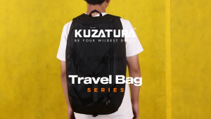 Tas Gym/TravelBag Multifungsi (Ransel Jinjing Bahu) Bahan Dinir Ringan Kuat dan Volume Besar
