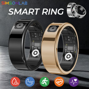 Smart Ring 5ATM Waterproof Gesture Swipe Video Heart Rate&Blood Oxygen&Sleep Monitoring Long Battery Life Men Women Kids Gifts