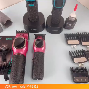 VGR V-886S2 Mens Hair Clipper Set Metal Body 9000 RPM Rotation speed professional hair clipper