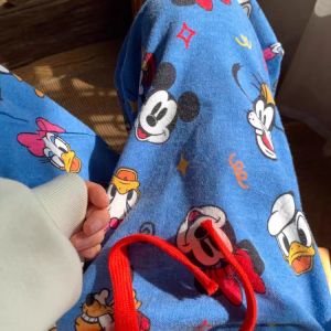 2025 New Womens Summer Short Sleeve Pure Cotton Flannel Cute Home Clothes Set Sweet Style Sleepwear Comfortable Breathable