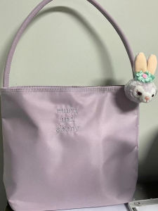 Túi Xách Nữ Vải Nylon Màu Hồng Nhỏ Gọn Túi Đeo Vai Đơn Túi Xách Túi Tote Phong Cách Hàn Quốc Túi Xách Thường Ngày Túi Xách Mềm