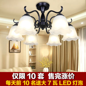 Simplified European Atmosphere Ceiling Light Warm Bedroom Study Living Room Dining Room American Style Absorption Dome New Model