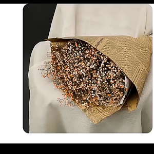 20pcs Flower Packaging Material Retro Kraft Paper English Newspaper Bouquet Gift Wrapping Paper