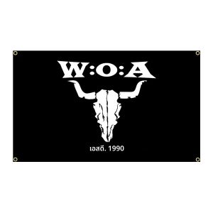 90x150 ซม.Wackens Woa เปิดทัวร์ 1990 ธงโพลีเอสเตอร์พิมพ์บ้านหรือห้องนอนตกแต่งแบนเนอร์ Tapestry