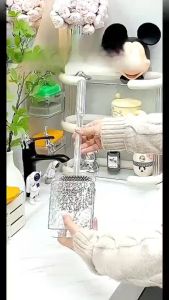 Glacier Grain Toilet Brush Household Without Dead Angle New Wall-mounted Cleaning Silicone Simple Design Bathroom Brushes Ins