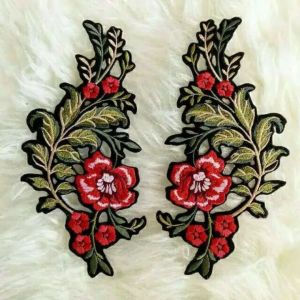 patchlovers sepasang bordir bunga