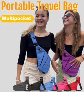 Large Capacity Shoulder Bags Crossbody Bag Belt Bag Multipocket Dumpling Bag Messenger Bag Underarm Bag Travel Bag