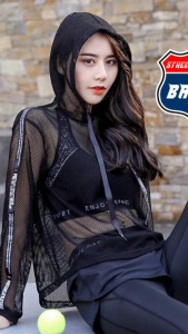 BAJS Hoodie Jala Sporty Oversize dengan Detail Tali Motif Stylish