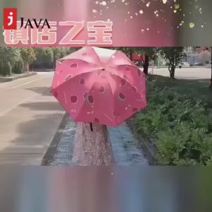 Payung Lipat Manual Motif Buah-Buahan Anti Uv panas Dan Air Hujan