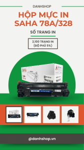 Hộp mực in 78A/328 - SAHA - Dùng cho máy HP LaserJet P1530 P1560 P1566 P1600 P1606 P1606DN P1660 / Canon LBP 6200D 6230DW 6230DN 4400 4410 4430 4450 4550 4580DN MF4570DN 4550D 4452 4450 4450D MF4420N 4412 4410 D520 4750DN 4870DN