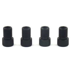 4Pcs Presta Valve Adapter Set Convert Presta to Schrader for Tires Inflate Using Standard Pump Or Air Compressor French/UK to US