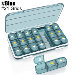 1pcs Pill Box Large Capacity Pill Box Pill Medicine Storage Pill Box Weekly Vitamin Organizer Pastillero Moisture Resistant