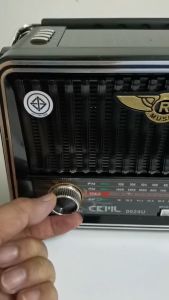 วิทยุ CKML วิทยุโซล่า วิทยุพกพา วิทยุวินเทจ วิทยุไร้สาย แบตชาร์จได้ เสียงดี คลื่นชัด ใช้ไฟบ้าน (แบตในตัว)