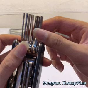 Dụng Cụ Sửa Chữa Cầm Tay Đa Năng Tua Vít 15-in-1 Hex Screw Bộ Lục Giác Lắp Giáp Sửa Chữa Xe Đạp Xe Máy