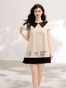 KEIKO | Fun Girly Embroidery A-line Dress