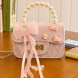 Cute Little Girl Crossbody Bag Childrens Fashion Baby Girl Single Shoulder Kurokos Little Princess Lovely Toddler Bag