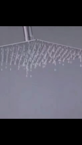 HOMS Stainless Steel Shower Head with Arm Bathroom Rainfall Shower Set Toilet Paip Kepala