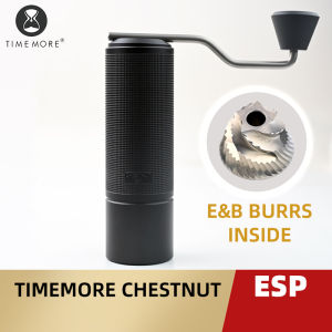 Timemore | TIMEMORE Chestnut ESP 420 Stainless Steel Manual Coffee Grinder E&B Burrs Inside Portable Professional Espresso Hand Grinder
