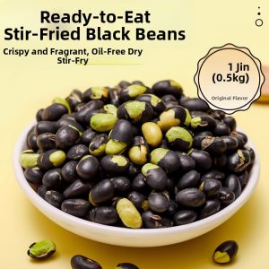 Crispy Salty Roasted Edamame Snack