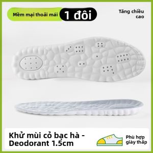 Đế Giày Nâng Cao Ẩn Mùi Thơm 5cm
