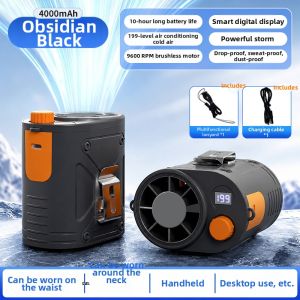 deli | Outdoor Semiconductive Cooling Portable Waist or Neck Wearable Fan 2026 New Version