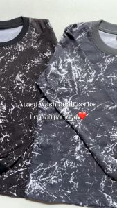 Atasan Panjang Anak Laki-Laki & Perempuan: Seri Washed Polos Warna Abu-Abu & Hitam