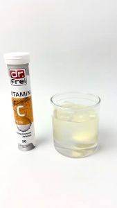 Dr.Frei Vitamin C 1000 mg อาหารเสริม เม็ดฟู่ วิตามินซี  รสเลม่อน ดร.ฟราย [ขนาด 20 เม็ด]