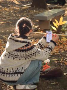 Retro Fair Isle Knitted Cardigan Sweater Barn Style Womens Autumn Winter Christmas Theme Thickened Long Sleeve Coat