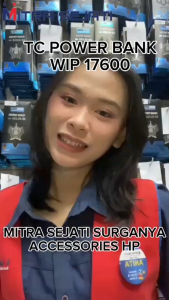 Powerbank WIP 17600mAh 2USB 2 Connector Powerbank Wellcomm