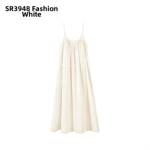 Semir | Thin Sleeveless Strappy Nightgown With Pads