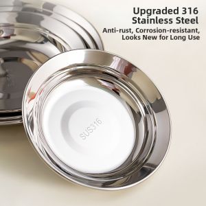 BAICHANG | Food Grade 316 Stainless Steel Round Plate