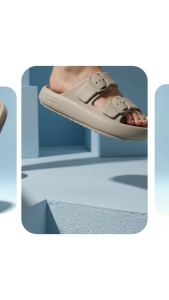 Skechers Men Foamies Arch Fit Horizon Heat Wave Sandals - 243336-KHK Kasut Slipar Slipper Lelaki SALE