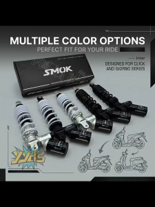 SMOKK RS TUNE ADJUSTABLE SHOCK FOR HONDA CLICK & GIORNO - PREMIUM MOTORCYCLE REAR SUSPENSION