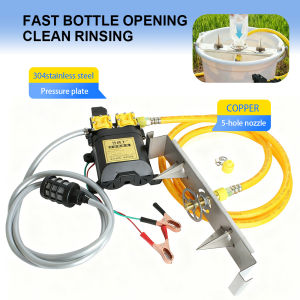 Electric Pesticide Bottle Opener Washer Agricultural Bottle Cleaner Chemical Washer Fly Control Pesticide Bottle Washing Kit