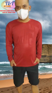 Áo thun dài tay nam ép vân SPORST áo thun giữ nhiệt nam chất thun lạnh co giản 2 chiều mềm mịn