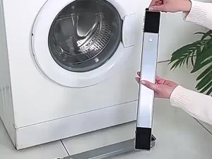 Winnereco 24 Wheel Washing Machine Support Stand Heavy Duty Washing Machine Base Holder Furniture Moving Tool for Kitchen Bathroom