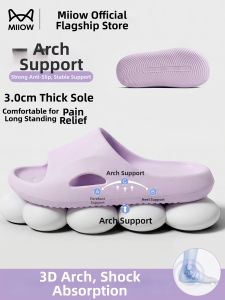 MiiOW | Anti-slip Cushioned Quiet House Slippers for Women Thick Sole